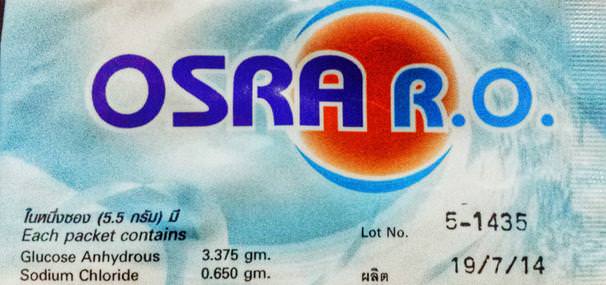 rehydrations salts, thailand