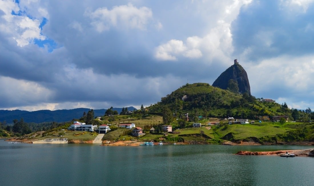 visiting la piedra, guatape, colombia