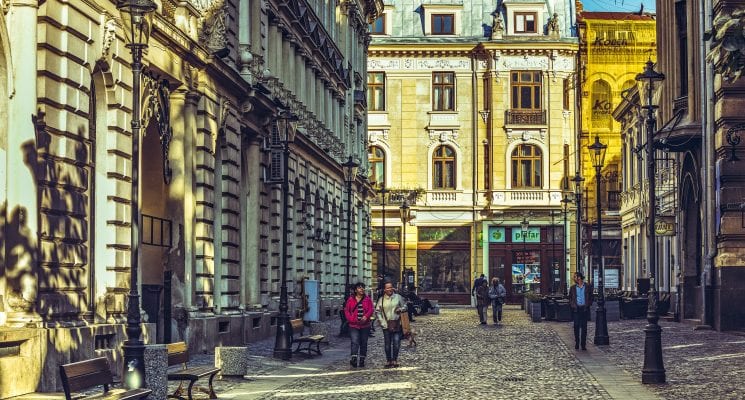 Old Town Square Bucharest