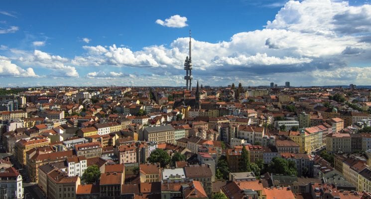 Off the beaten path in Prague. Tv Tower Prague.