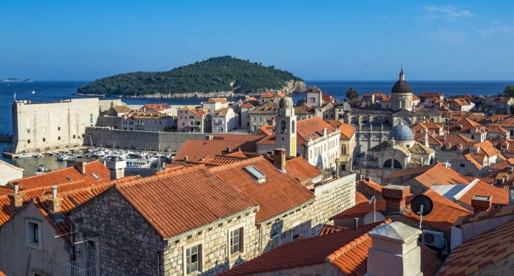 rooftop views in dubrovnik, croatia
