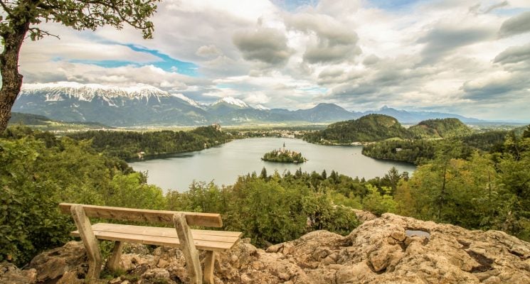 lake bled ojstrica slovenia