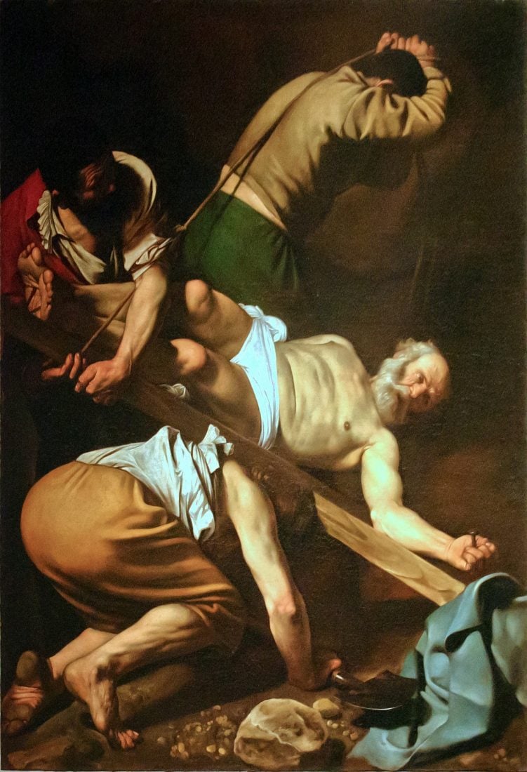 caravaggion paintings at Santa Maria del Popolo