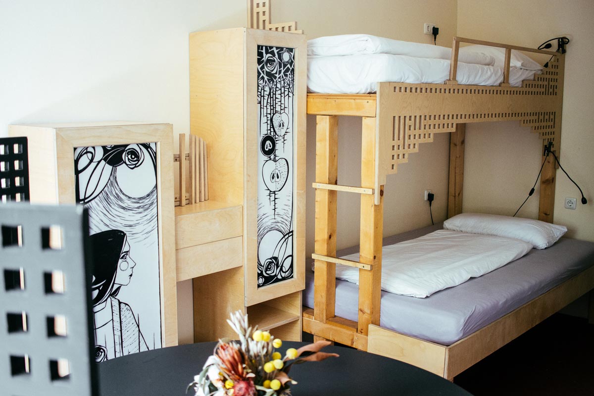 best art hostel in leipzig