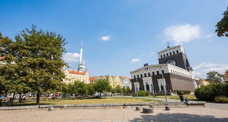 Exploring Prague - Jiřího z Poděbrad in Zizkov