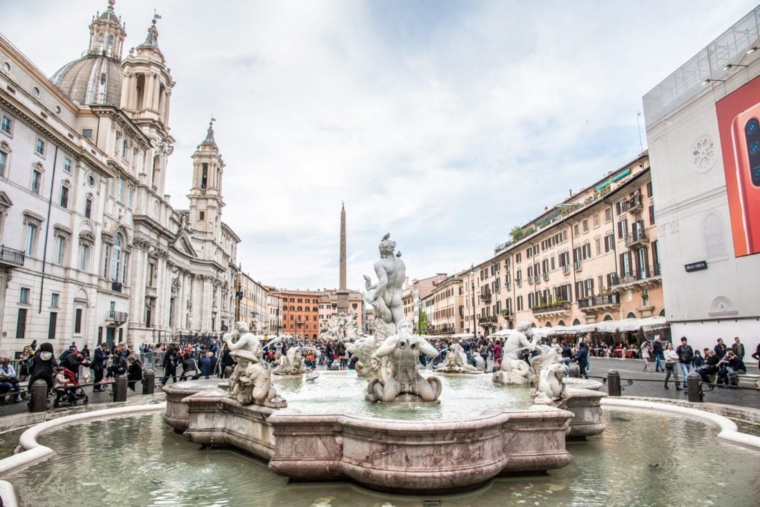 Piazza Navona in Rome Italy