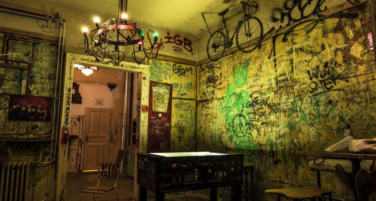 the best ruin bars in Budapest - Szimpla Kert