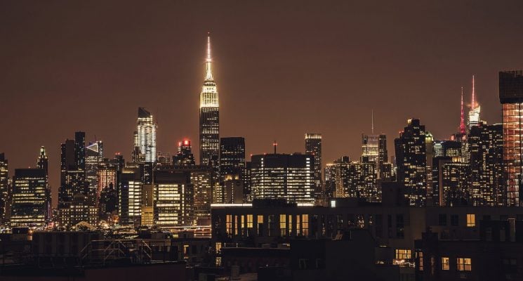 nyc night skyline