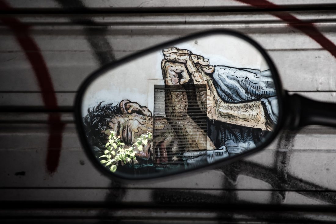 street art mural in exarcheia, athens