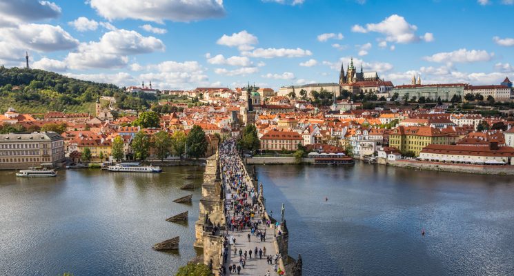 view of mala strana prague castle old town bridge tower prague photography