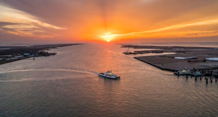 port aransas texas sunrise water