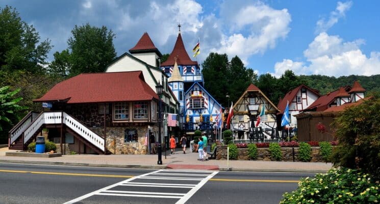 picture of Bavarian buildings in Helen Georgia