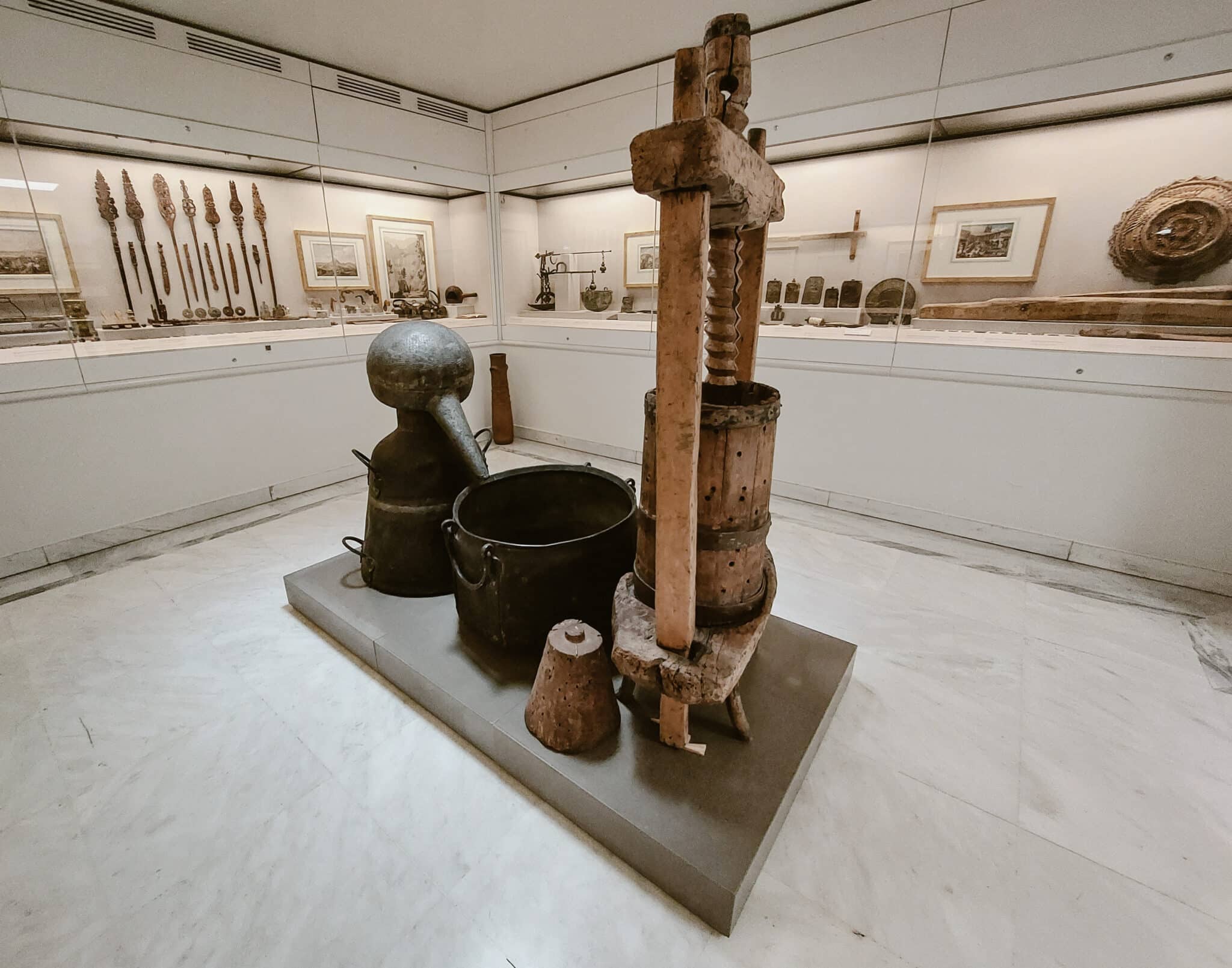 Athens Greece Benaki Museum Exhibit